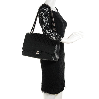 Chanel Caviar Quilted Maxi Single Flap Black 2 of 8
