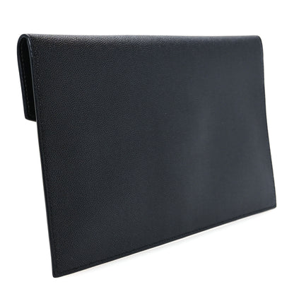 Saint Laurent Grain De Poudre Uptown Pouch Black 3 of 9