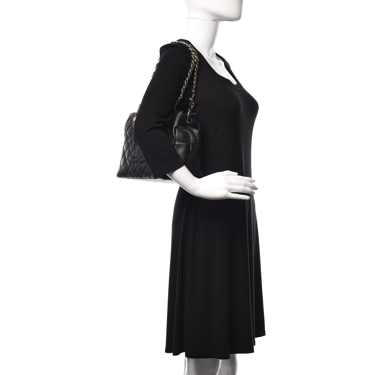 Chanel Caviar Quilted Petit Timeless Tote PTT Black 2 of 11