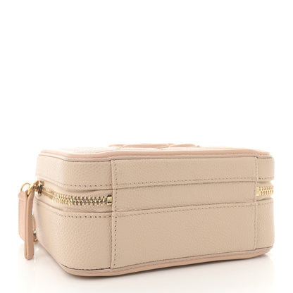 Chanel Caviar Quilted Small CC Filigree Vanity Case Beige 4 of 11