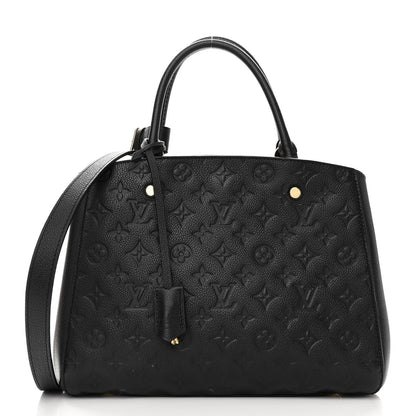 Louis Vuitton Empreinte Montaigne MM Black 1 of 10