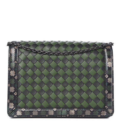 Bottega Veneta Nappa Intrecciato Ayers Crossbody Bag Forest 1 of 6