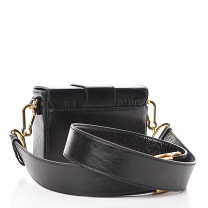 Christian Dior Crackled Lambskin 30 Montaigne Box Bag Black 3 of 11