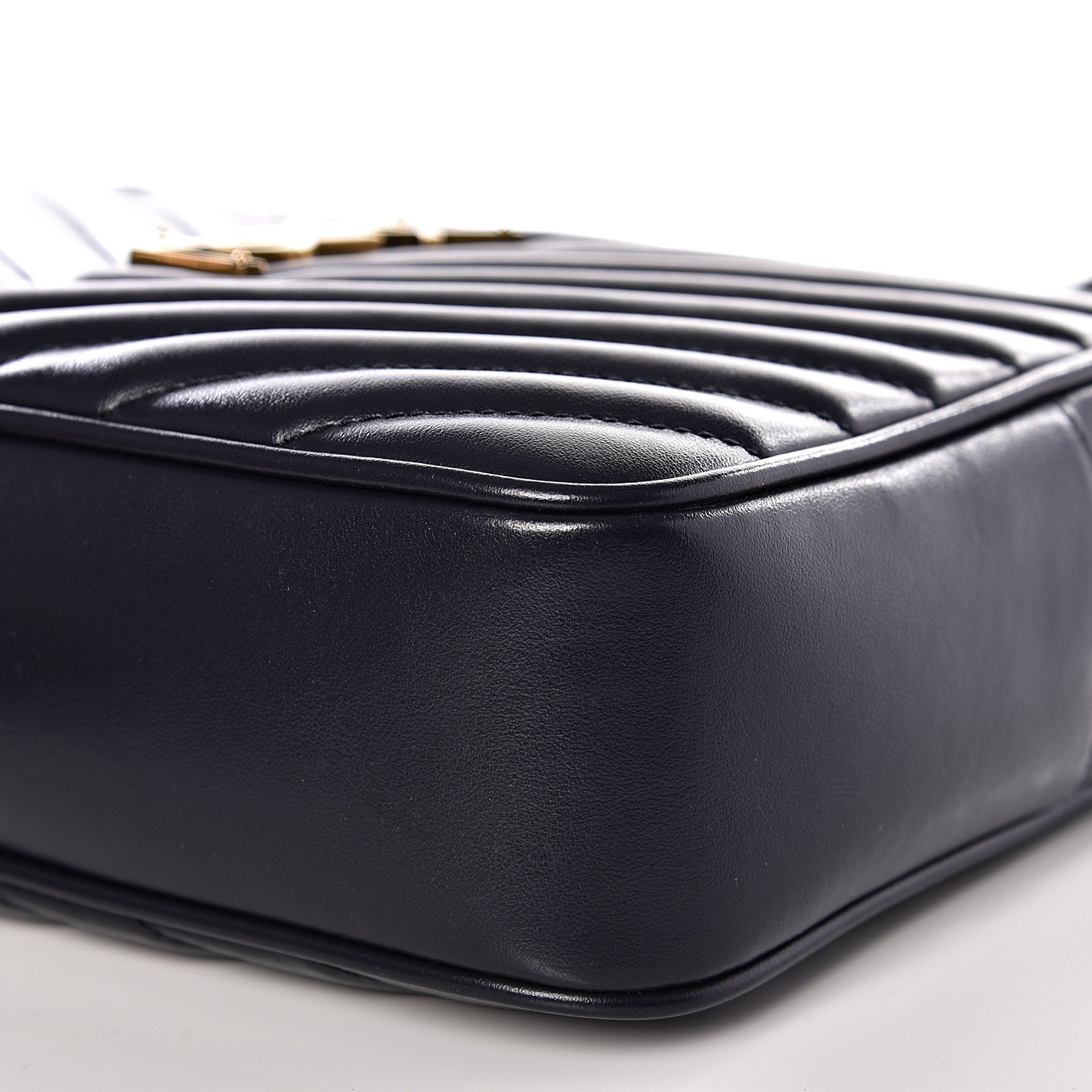 Calfskin Matelasse Monogram Lou Camera Bag Navy