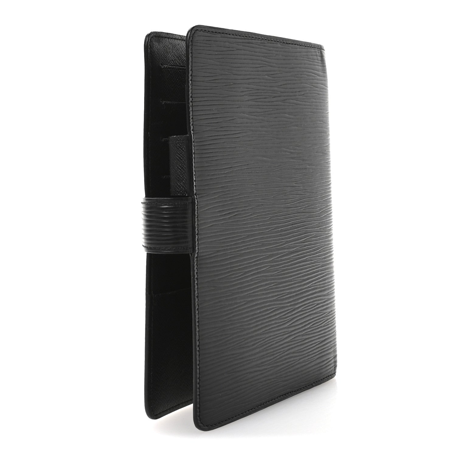 Louis Vuitton Epi Medium Ring Agenda Cover Black 3 of 7