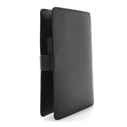 Louis Vuitton Epi Medium Ring Agenda Cover Black 3 of 7