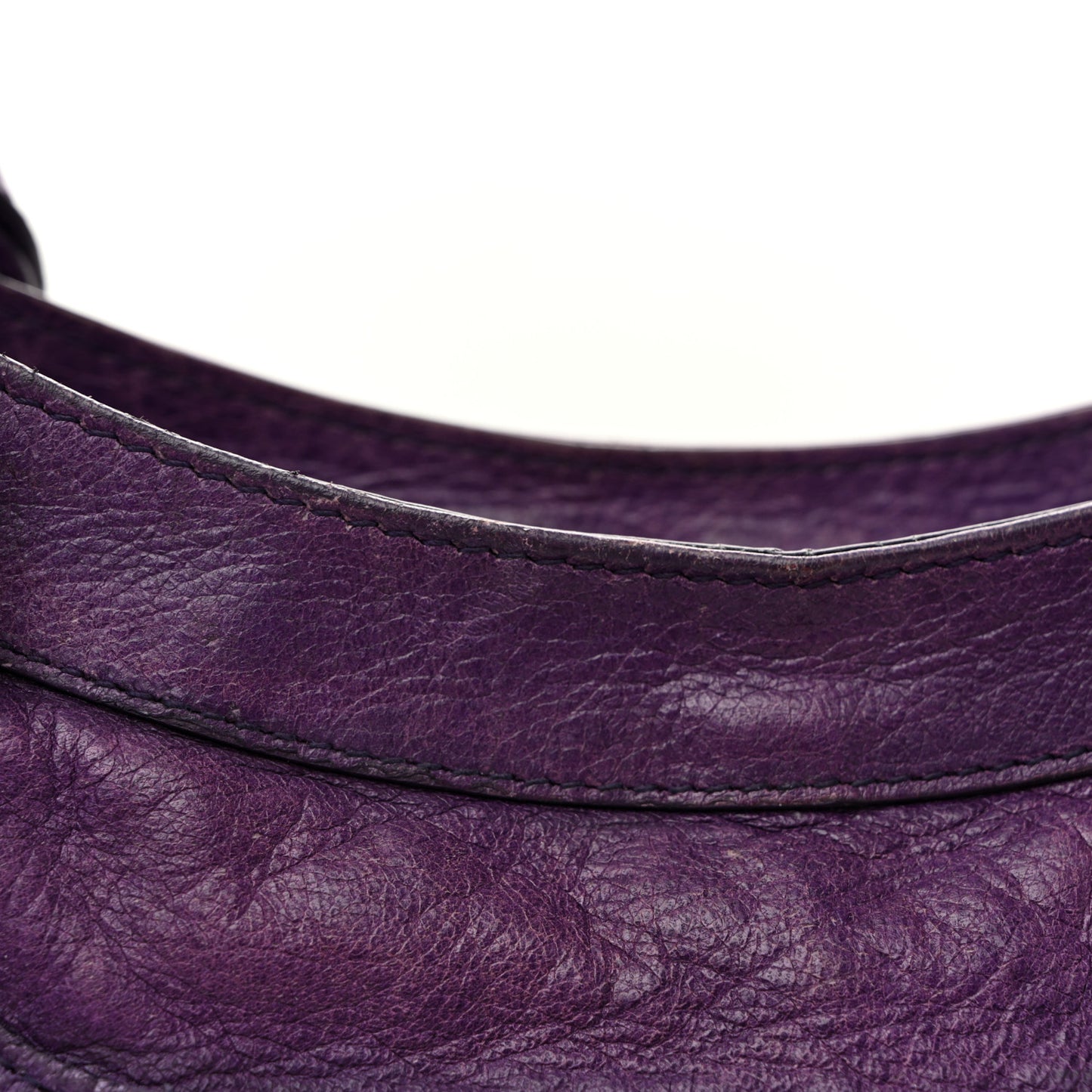 Agneau Classic Gold Hardware Velo Dark Violet