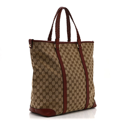 Gucci Monogram Large Marrakech Tote Red 3 of 12