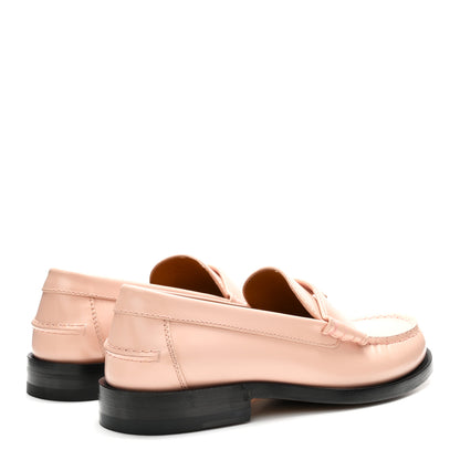 Gucci Millennial Ribot Cut Out Interlocking G Loafers 39.5 Perfect Pink 5 of 10
