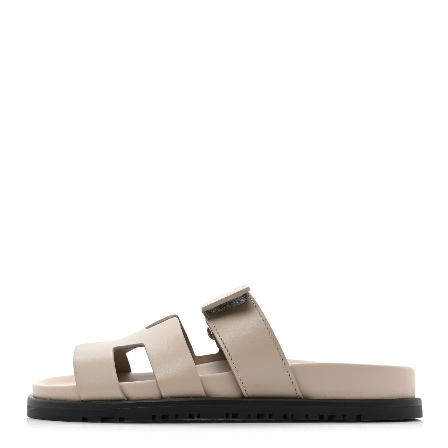 Calfskin Womens Chypre Sandals 35 Beige Mastic