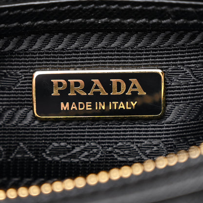 Prada Saffiano Lux Top Handle Crossbody Bag Black 7 of 11