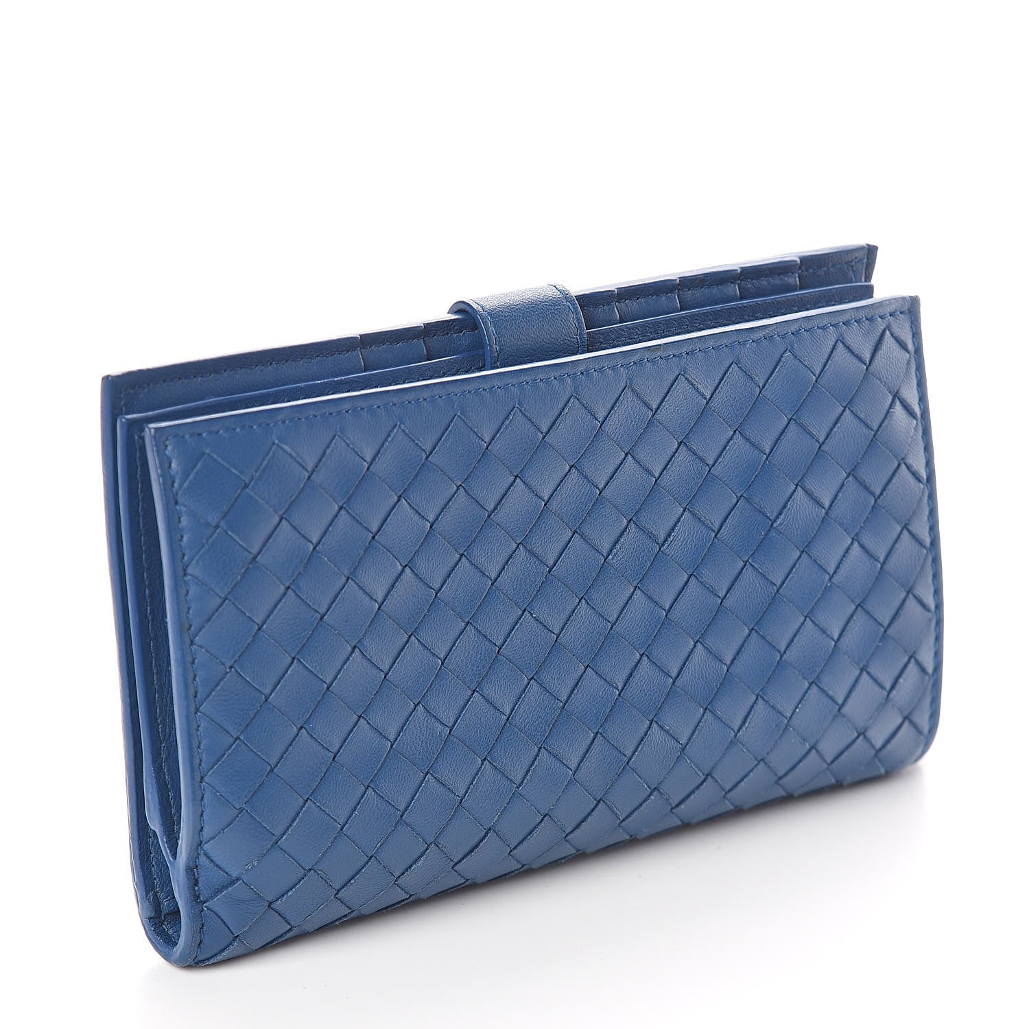 Bottega Veneta Nappa Intrecciato Continental Wallet Bleuette 3 of 7