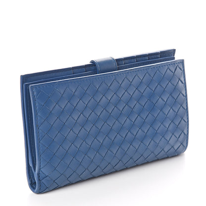 Bottega Veneta Nappa Intrecciato Continental Wallet Bleuette 3 of 7