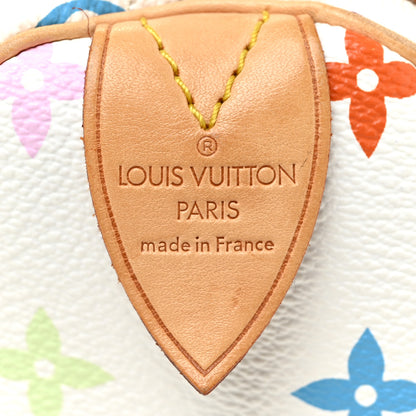 Louis Vuitton Monogram Multicolor Speedy 30 White 6 of 21
