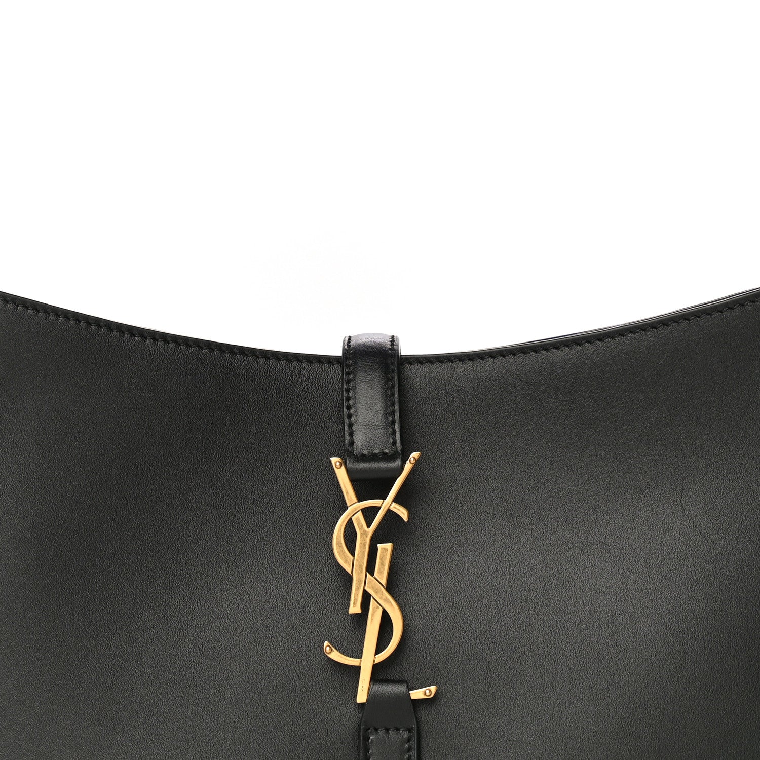 Saint Laurent Smooth Calfskin Le 5 A 7 Hobo Black 8 of 10