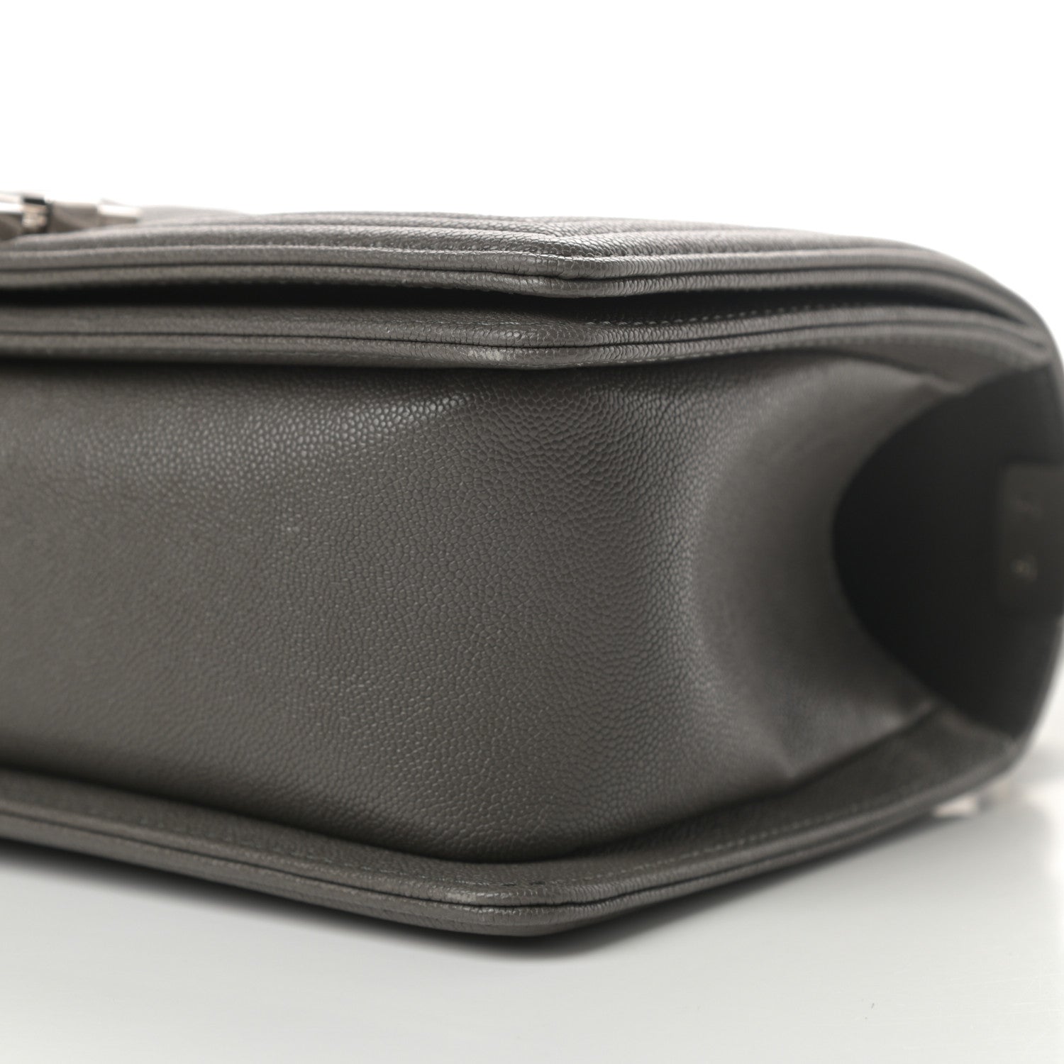 Chanel Caviar Quilted Medium Boy Flap Grey 10 of 13