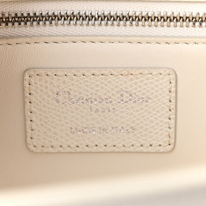Christian Dior Grained Calfskin 30 Montaigne Chain Flap Bag White 6 of 10