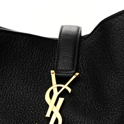 Saint Laurent Grained Deerskin Bea Tote Black 8 of 10