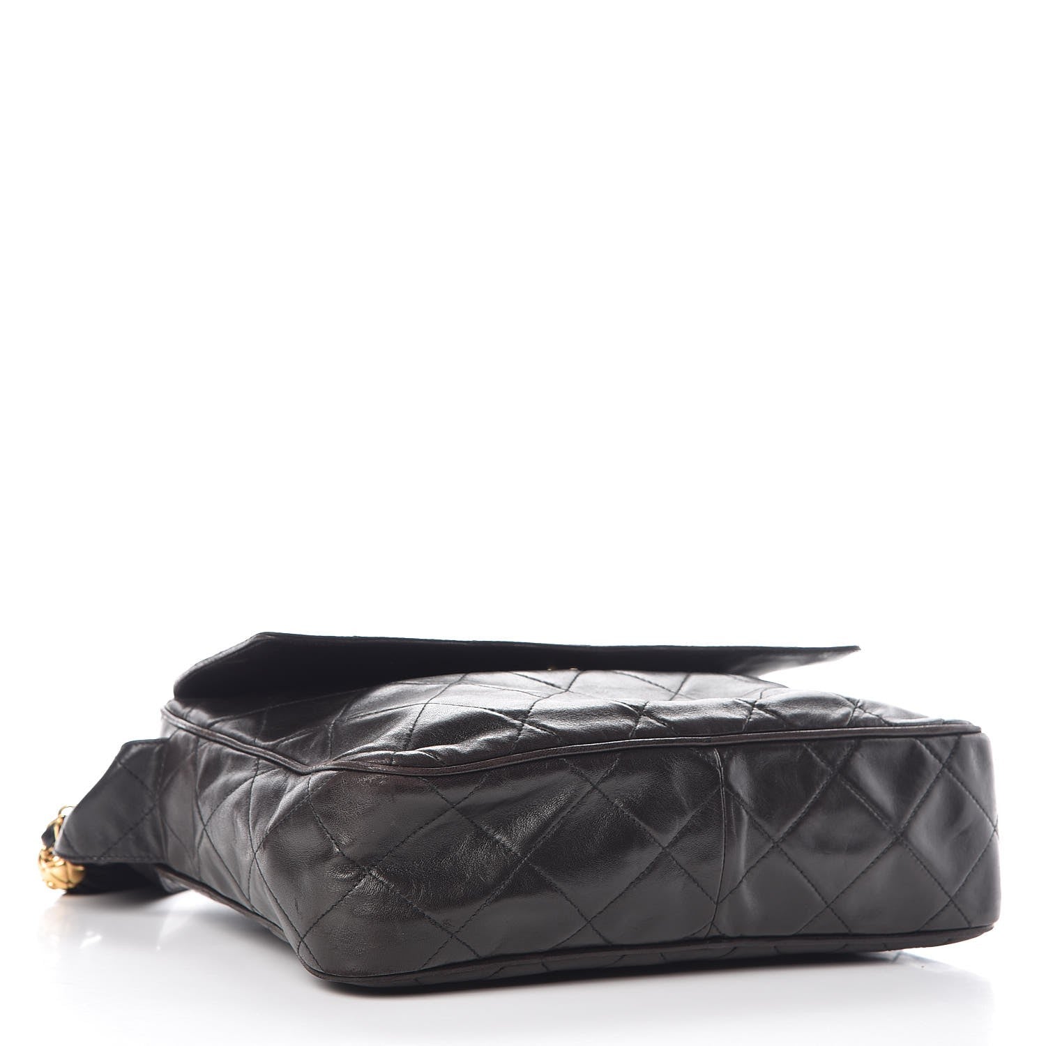 Chanel Lambskin Quilted Tassel Camera Case Black 4 of 10
