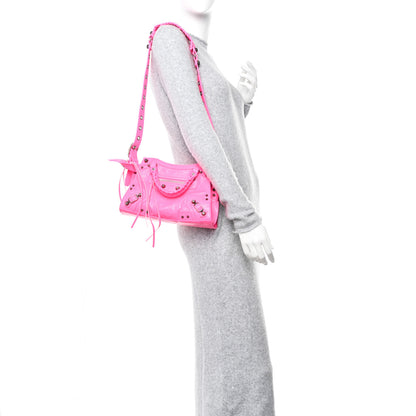 Balenciaga Agneau Arena Neo Cagole Handbag XS Fluo Pink 2 of 9
