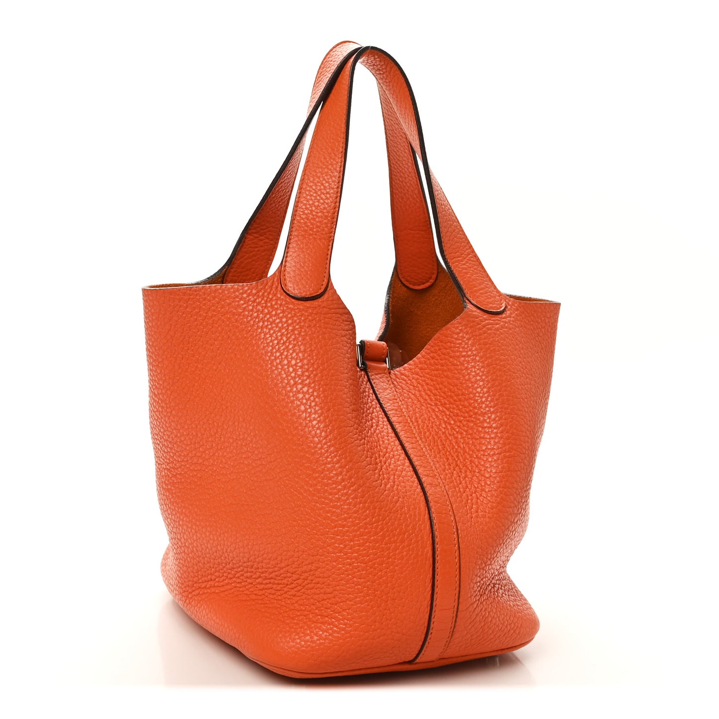 Taurillon Clemence Picotin Lock 22 MM Orange