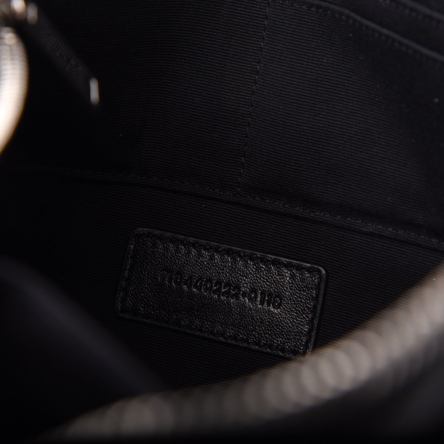 Saint Laurent Calfskin Matelasse Chevron Cassandre Monogram Document Holder Earth 7 of 7