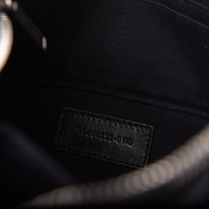Saint Laurent Calfskin Matelasse Chevron Cassandre Monogram Document Holder Earth 7 of 7