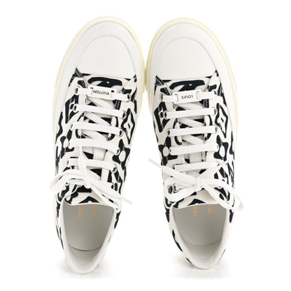 Louis Vuitton X UF Calfskin Tufted Monogram Stellar Sneakers 38 White Black 2 of 9