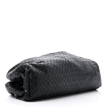 Bottega Veneta Nappa Maxi Intreccio The Pouch Oversized Clutch Black 4 of 11