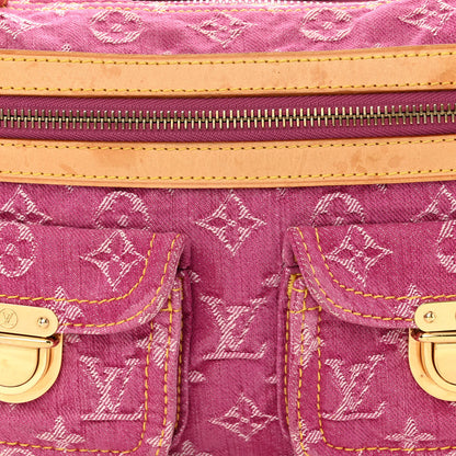 Louis Vuitton Denim Baggy PM Fuchsia 8 of 12