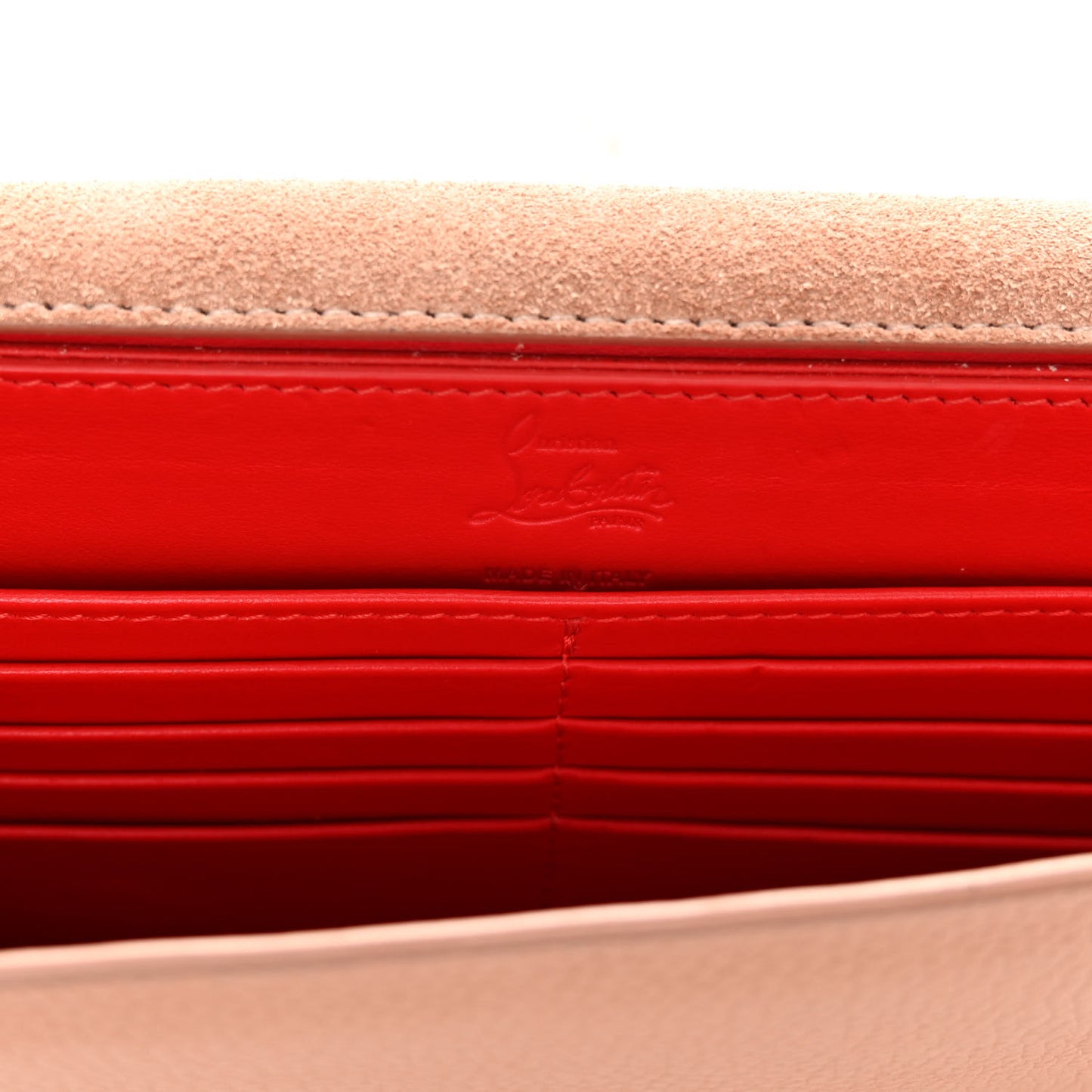 Veau Velours Calfskin Vero Dodat Clutch Nude