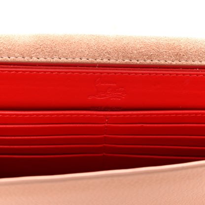 Christian Louboutin Veau Velours Calfskin Vero Dodat Clutch Nude 6 of 9