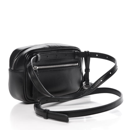Saint Laurent Calfskin Matelasse Studded Monogram Lou Belt Bag Black 3 of 11