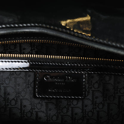 Christian Dior Patent Cannage Large Lady Dior Black 6 of 7