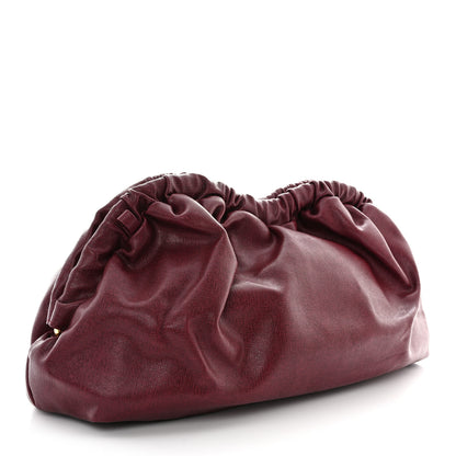 Mansur Gavriel Saffiano Cloud Clutch Claret 3 of 10