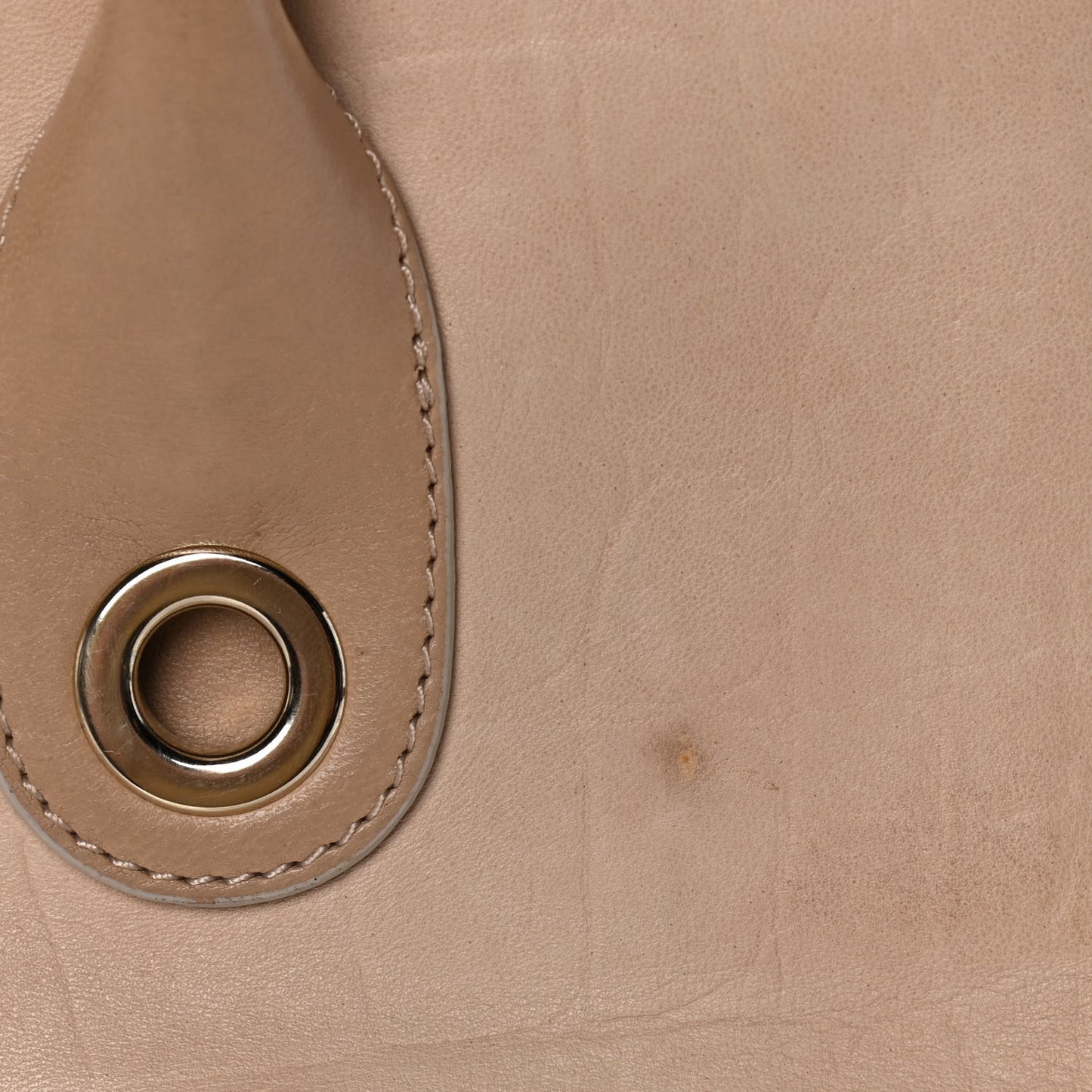 Crocodile Embossed Calfskin Riley Tote Beige