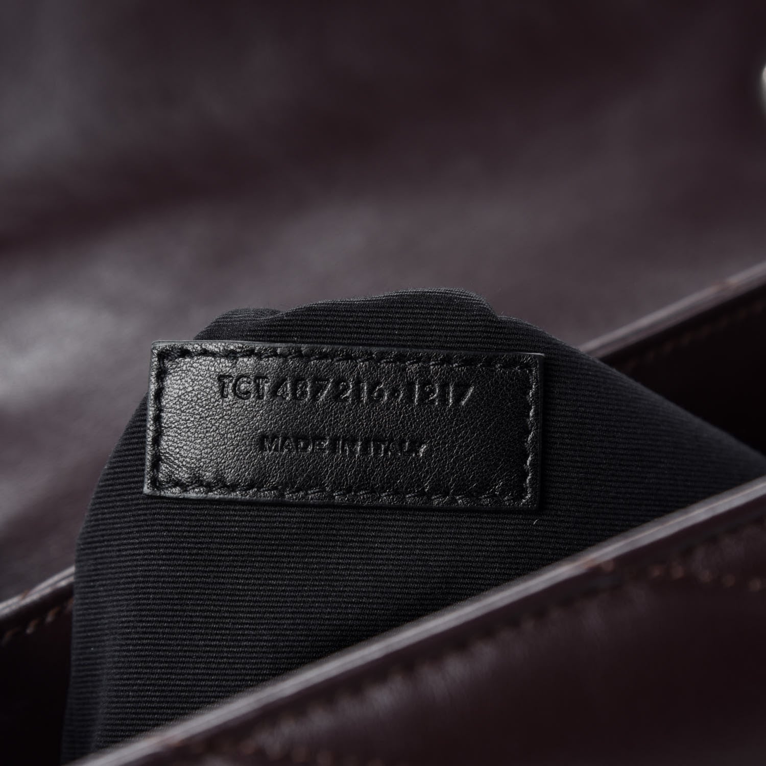 Saint Laurent Calfskin Y Quilted Monogram Medium Loulou Chain Satchel Amaranto 10 of 11