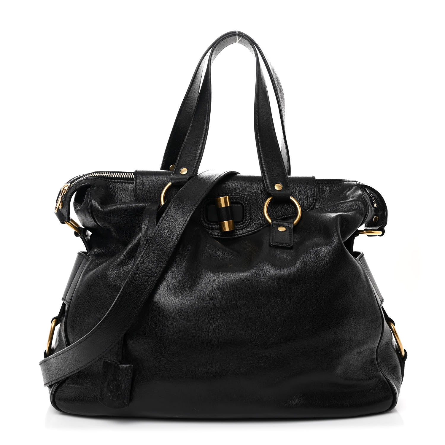 Saint Laurent Calfskin Muse Messenger Bag Black 1 of 12