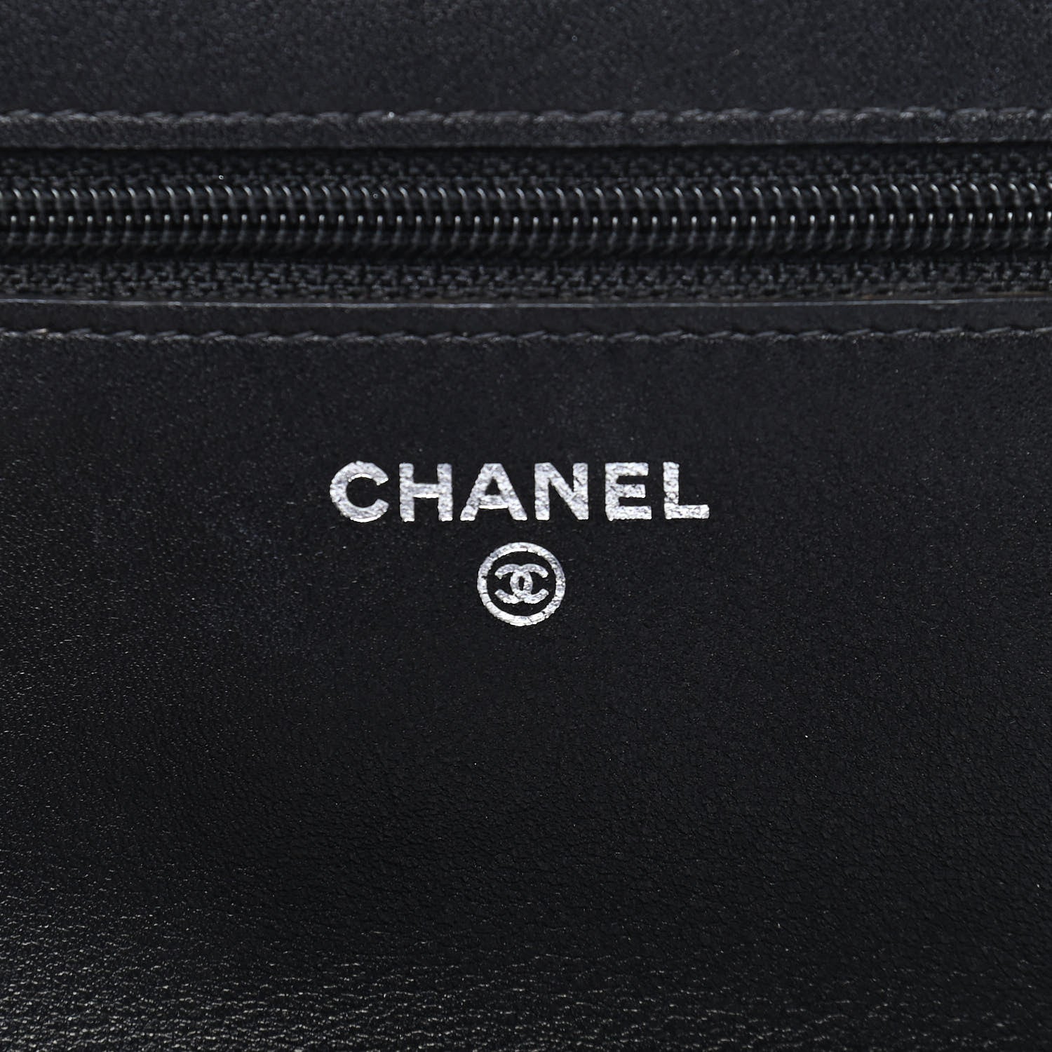Chanel Caviar Sevruga Wallet On Chain WOC Black 6 of 11