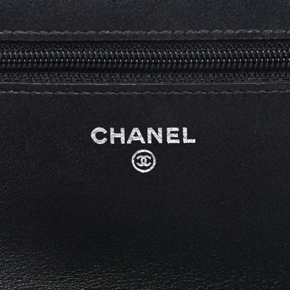 Chanel Caviar Sevruga Wallet On Chain WOC Black 6 of 11