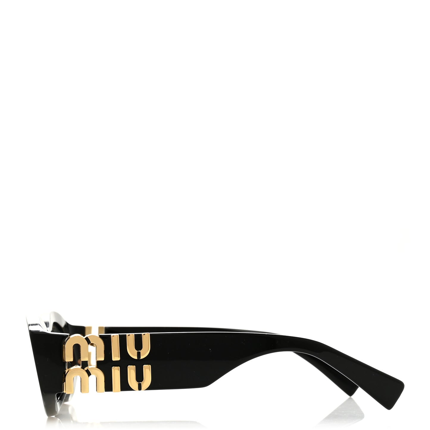 Acetate Oval Glimpse Sunglasses SMU11W Black
