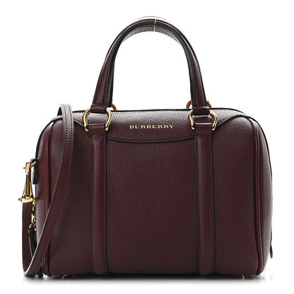 Burberry Derby Calfskin Small Alchester Bowling Bag Mahogany Red 1 of 8