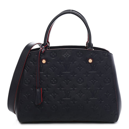 Louis Vuitton Empreinte Montaigne MM Marine Rouge 1 of 10