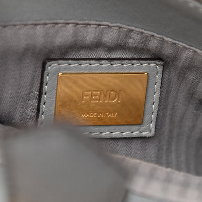 Fendi Vitello Elite Flamingo Regular 2Jours Tote Grigio Grigio Chiaro 6 of 10
