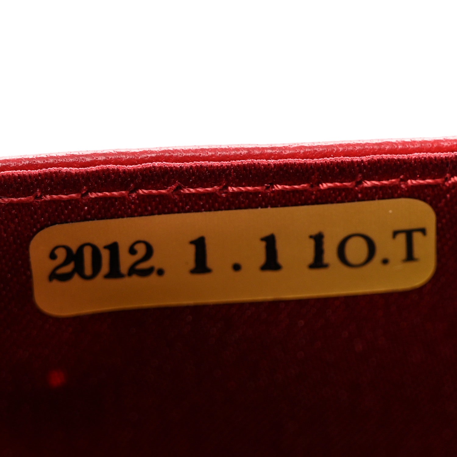 Chanel Lambskin Camellia Embossed Flap Card Holder Red 9 of 9