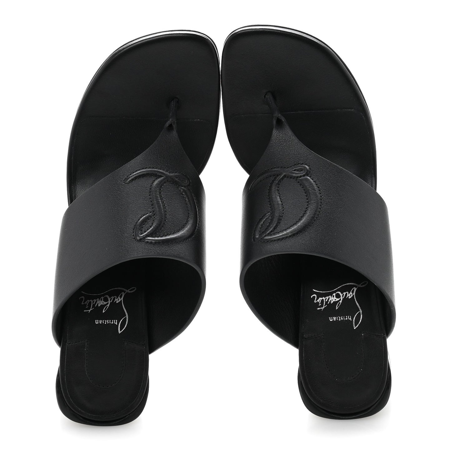 Calfskin CL Tongamule 55 Mule  35.5 Black