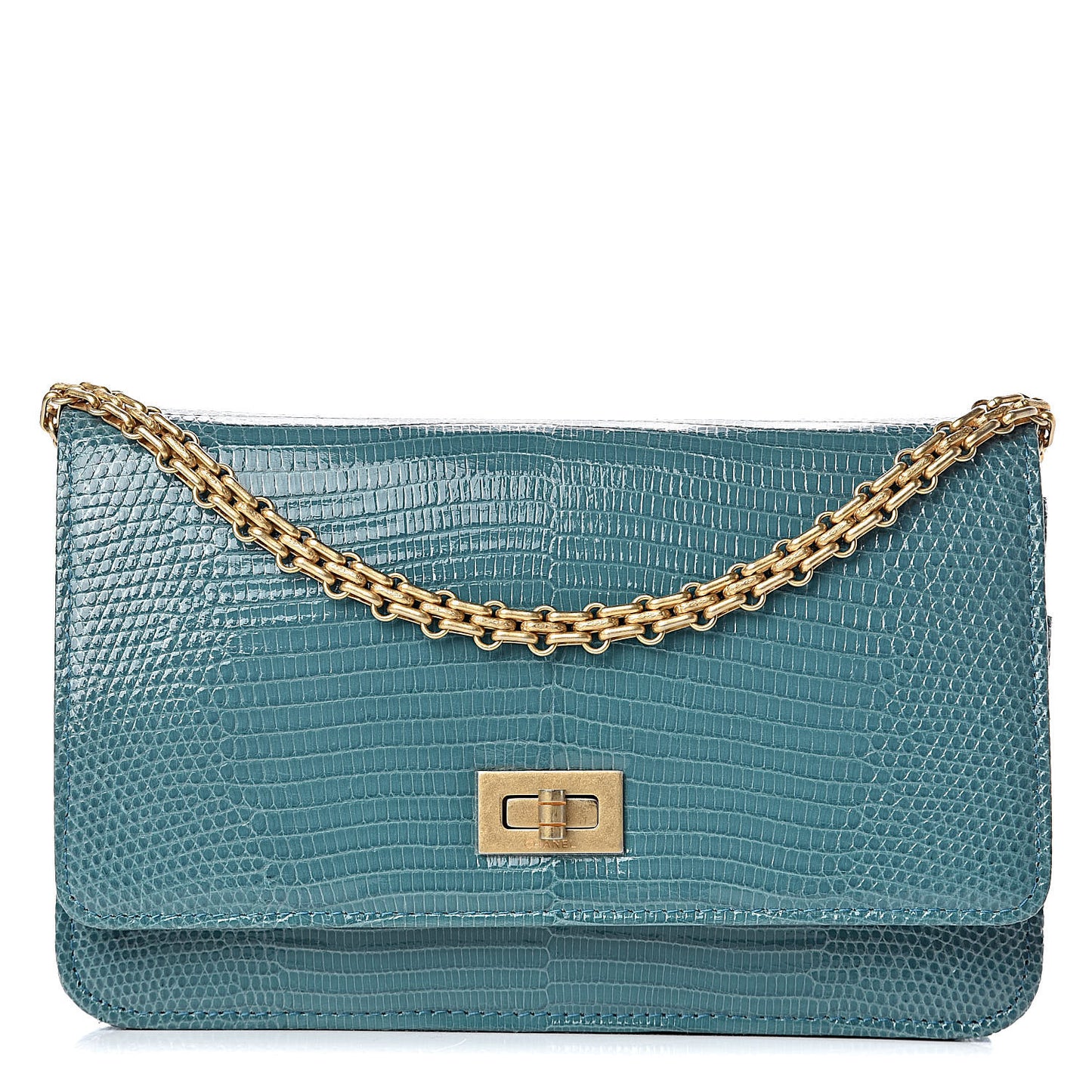 Lizard Reissue Wallet on Chain WOC Green