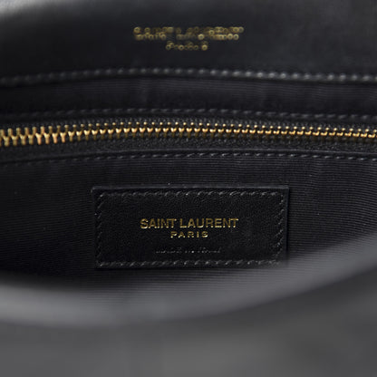 Saint Laurent Lambskin Patchwork Monogram Medium Jamie Black 8 of 11