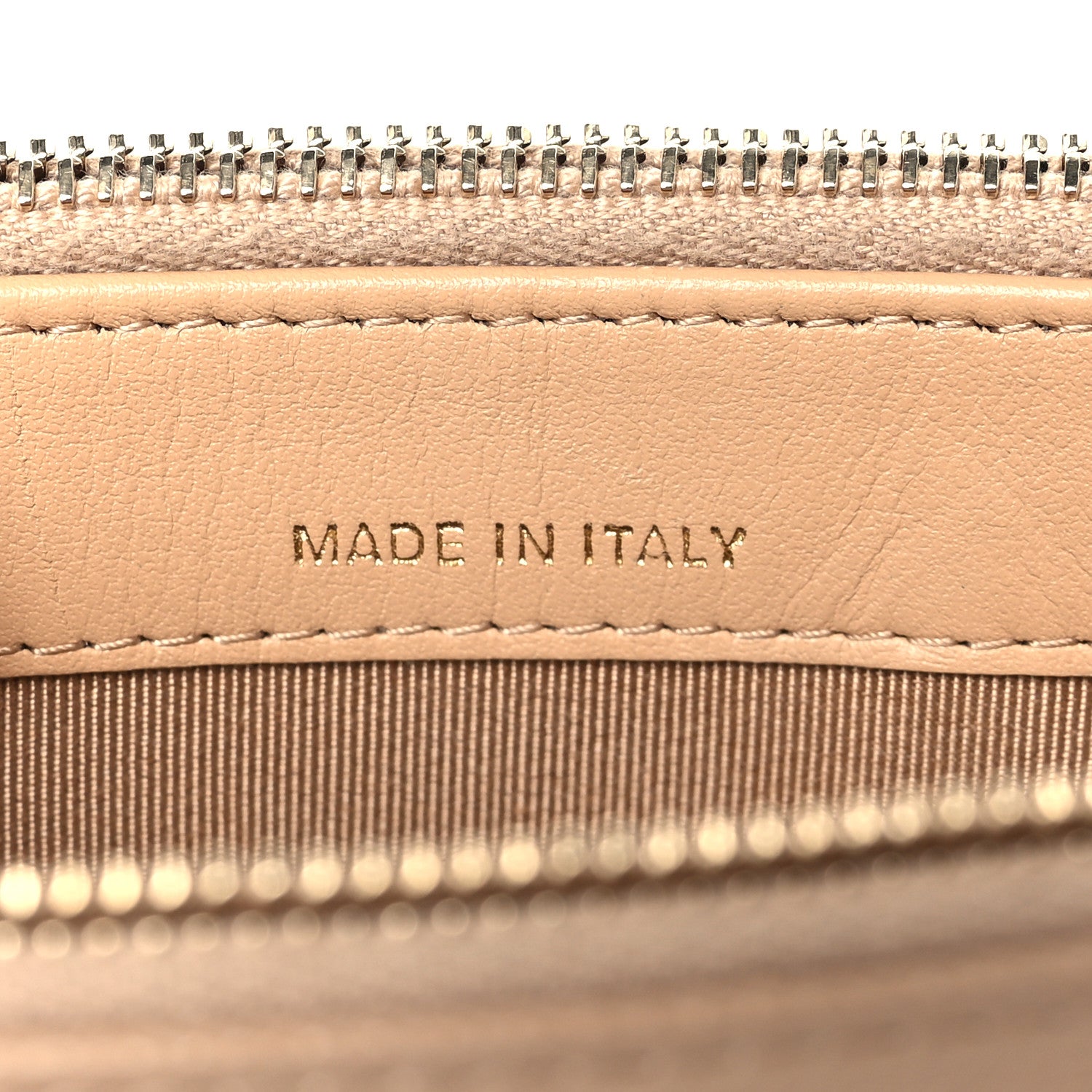 Chanel Caviar Quilted Small Clutch With Chain Beige 7 of 10