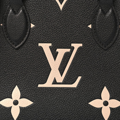 Louis Vuitton Empreinte Monogram Giant Onthego PM Black Beige 7 of 10